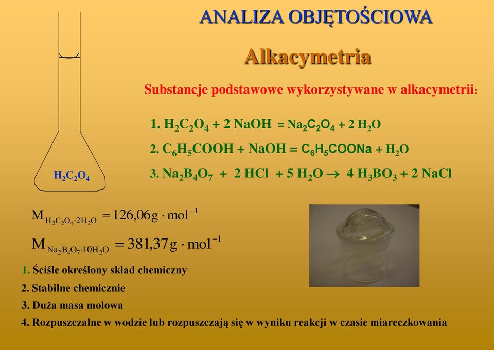 Na B 4 7 + Cl + 5 4 B + NaCl M M C Na B 10 81, 7 4 4 16, 06g mol 7 1 g mol 1 1.