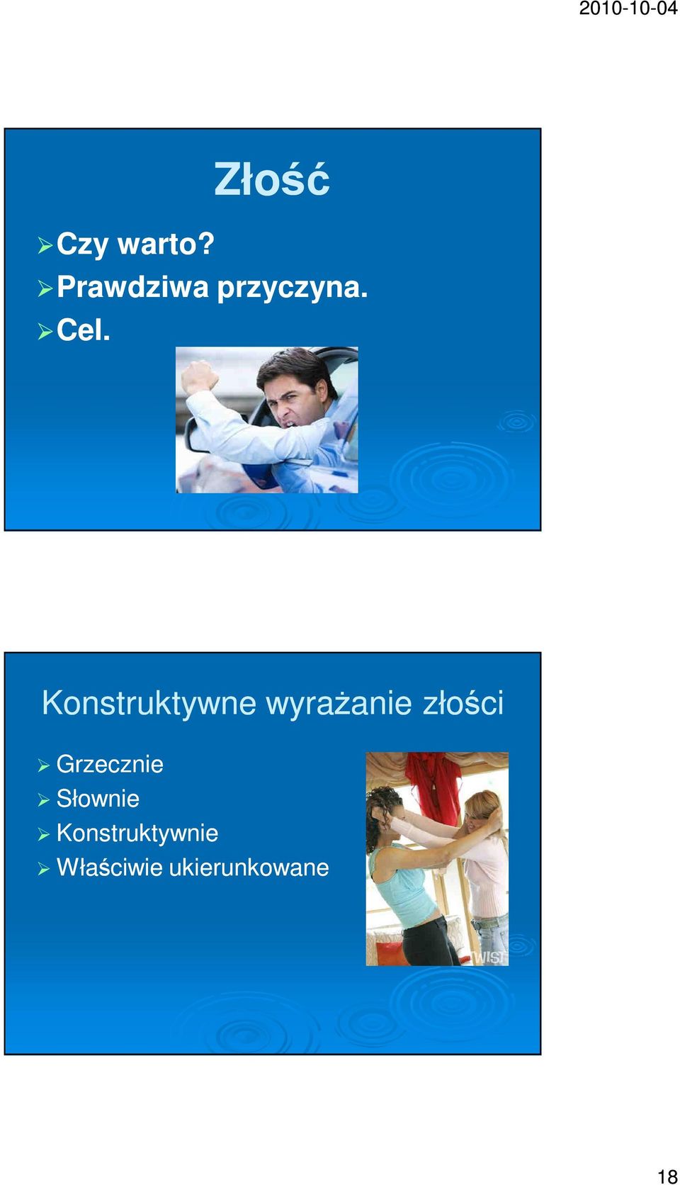 Konstruktywne wyrażanie złości