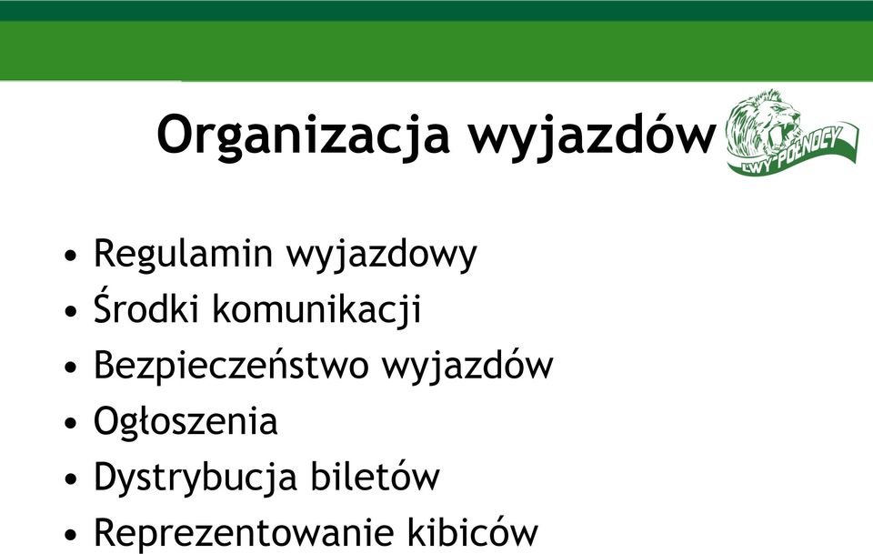 Bezpieczeństwo wyjazdów Ogłoszenia