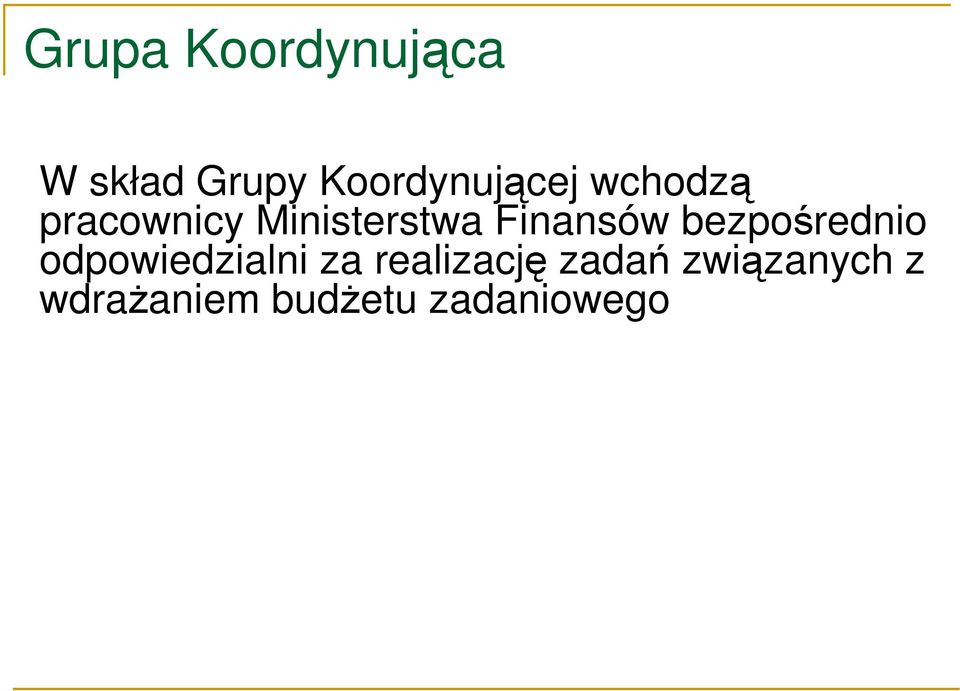 Ministerstwa Finansów bezpośrednio