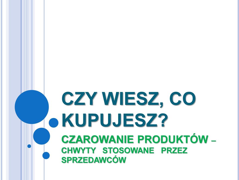 CZAROWANIE