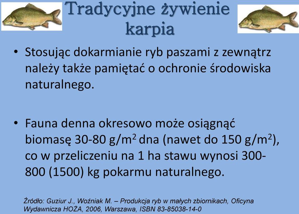 Fauna denna okresowo może osiągnąć biomasę 30-80 g/m 2 dna (nawet do 150 g/m 2 ), co w przeliczeniu na