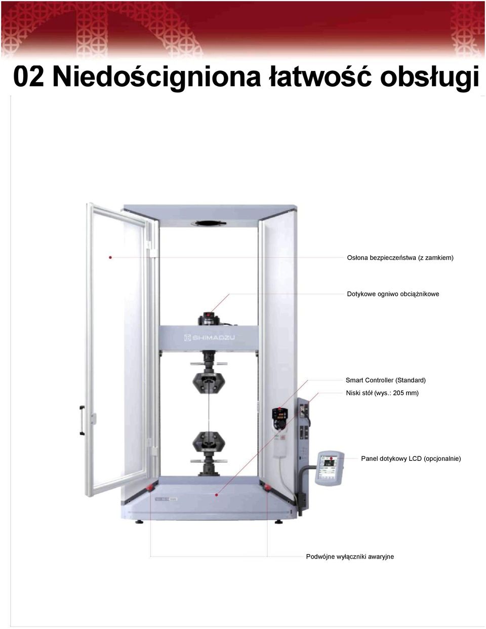 obciążnikowe Smart Controller (Standard) Niski stół