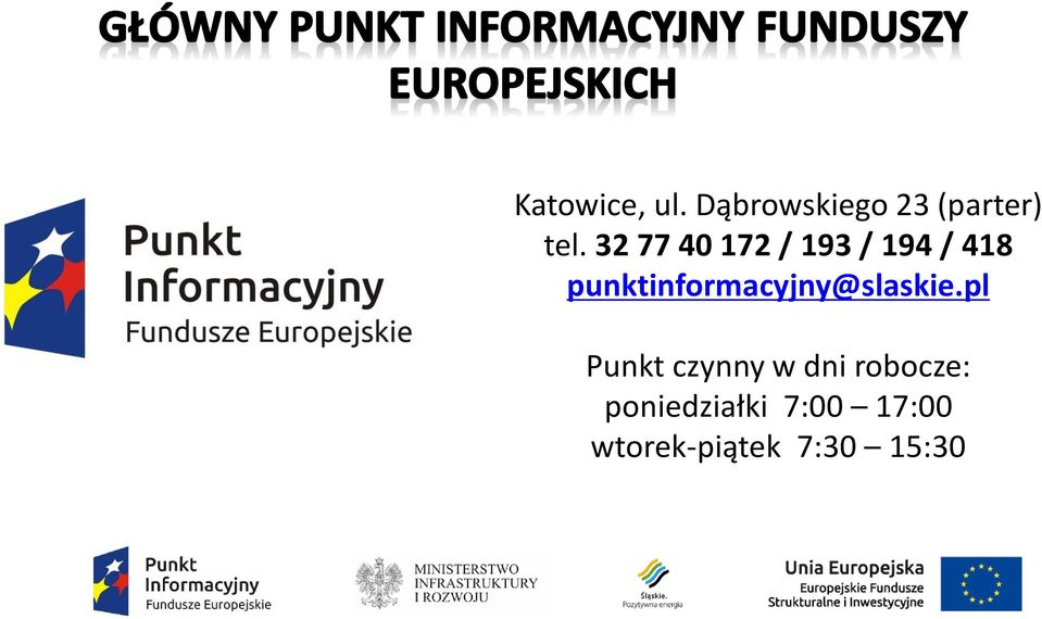 punktinformacyjny@slaskie.