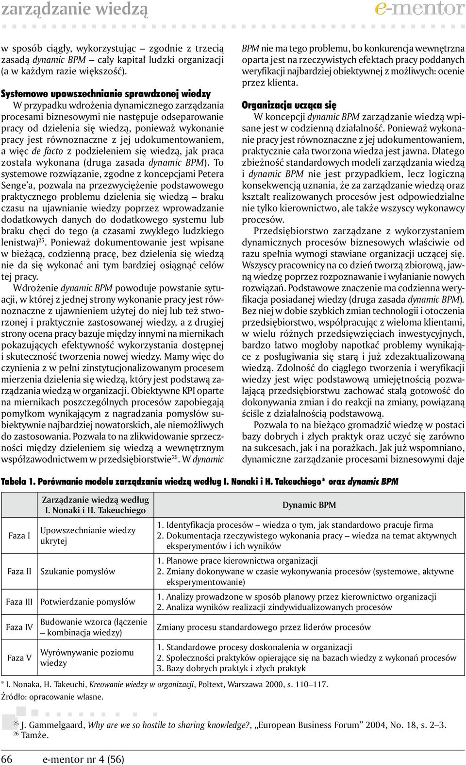 jest równoznaczne z jej udokumentowaniem, a więc de facto z podzieleniem się wiedzą, jak praca została wykonana (druga zasada dynamic BPM).