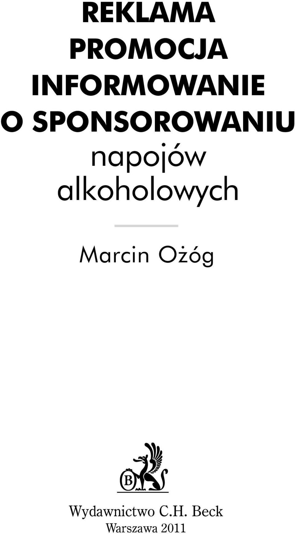 napojów alkoholowych Marcin