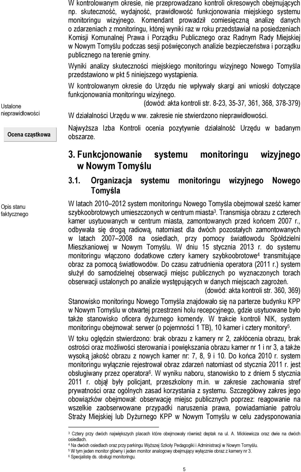 Miejskiej w Nowym Tomyślu podczas sesji poświęconych analizie bezpieczeństwa i porządku publicznego na terenie gminy.