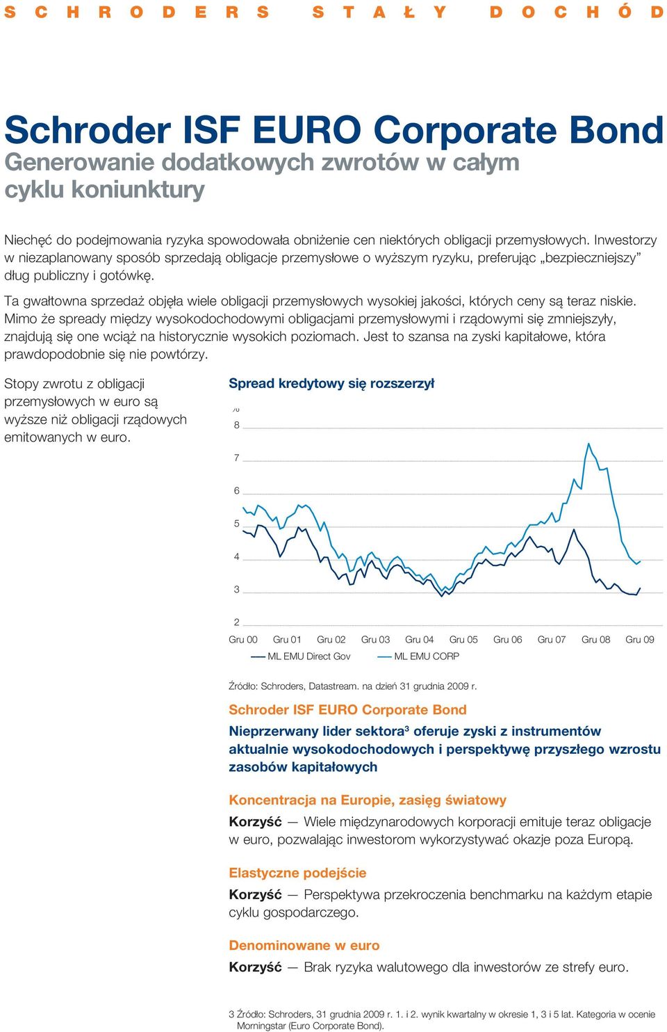 Ta gwałtowna sprzedaż objęła wiele obligacji przemysłowych wysokiej jakości, których ceny są teraz niskie.