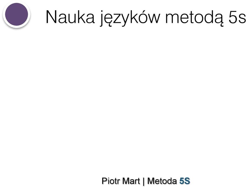 metodą 5s