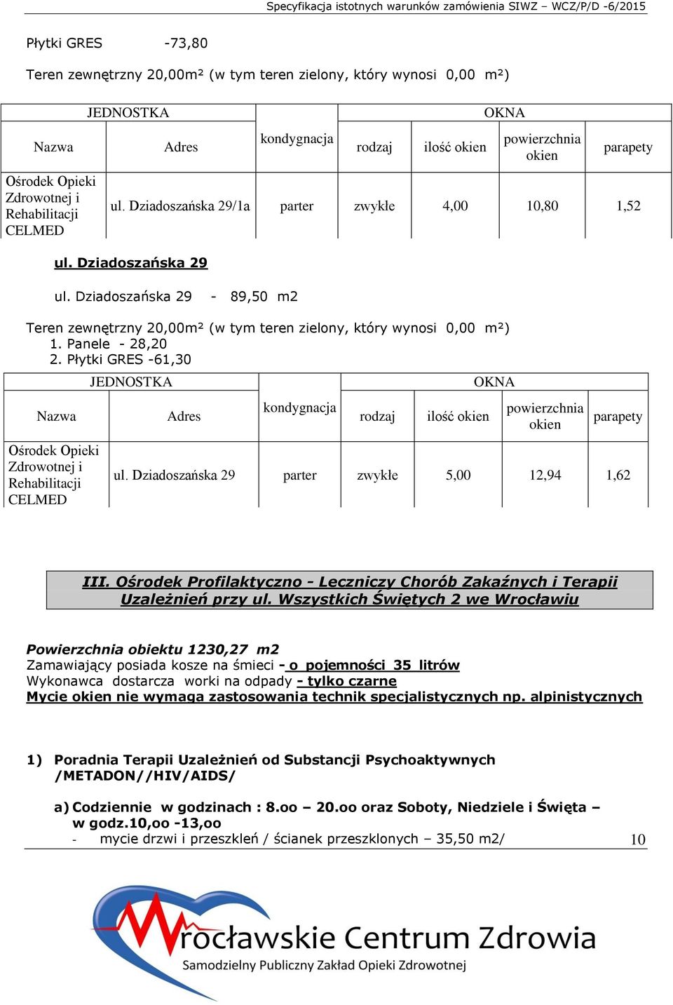 Dziadoszańska 29-89,50 m2 Teren zewnętrzny 20,00m² (w tym teren zielony, który wynosi 0,00 m²) 1. Panele - 28,20 2.