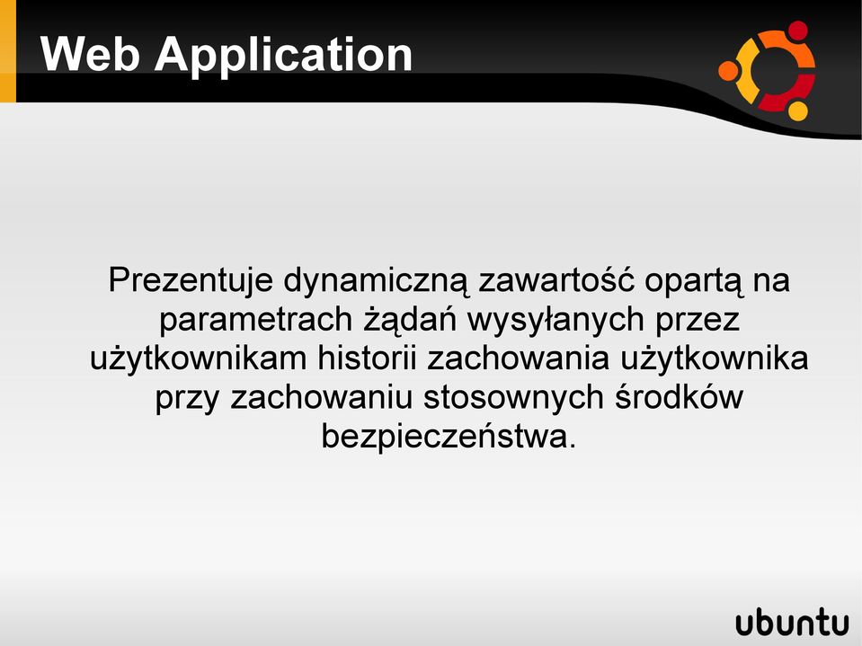 wysyłanych przez użytkownikam historii