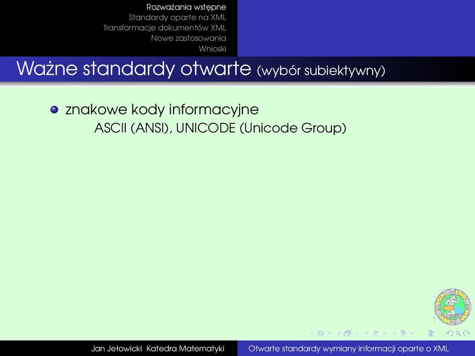 znakowe kody informacyjne