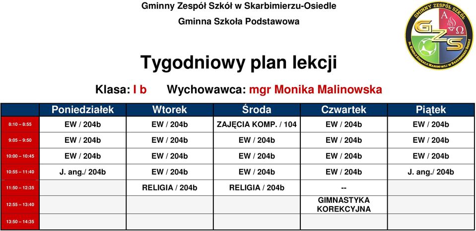 10:00 10:45 EW / 204b EW / 204b EW / 204b EW / 204b EW / 204b 10:55 11:40 J. ang.