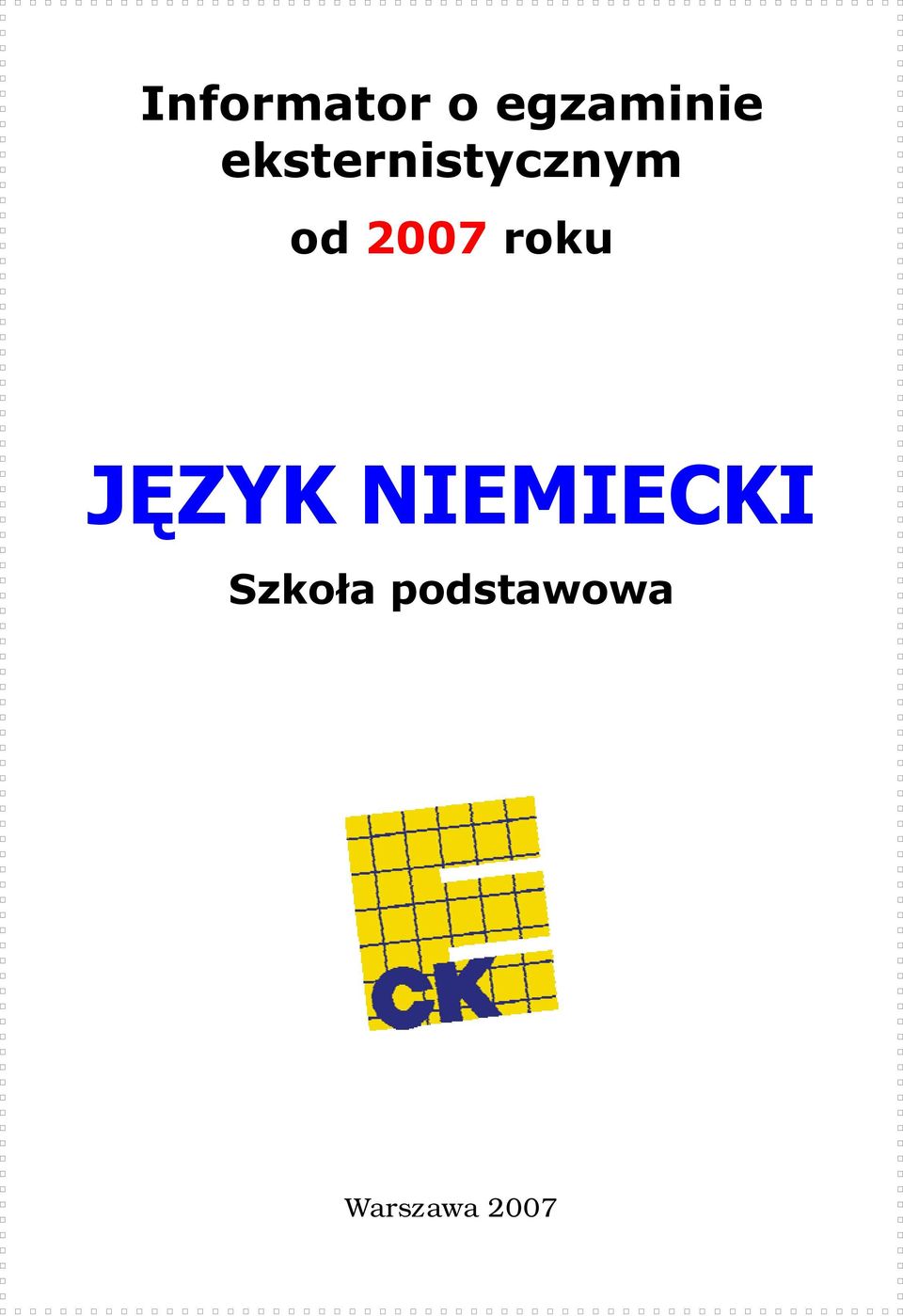 roku JĘZYK NIEMIECKI