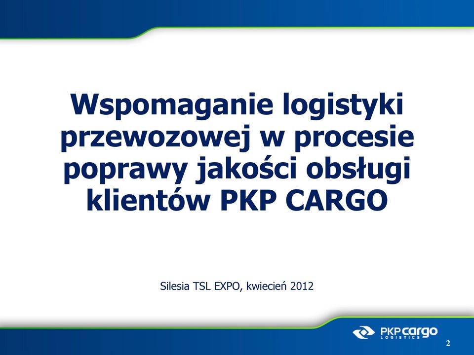 jakości obsługi klientów PKP