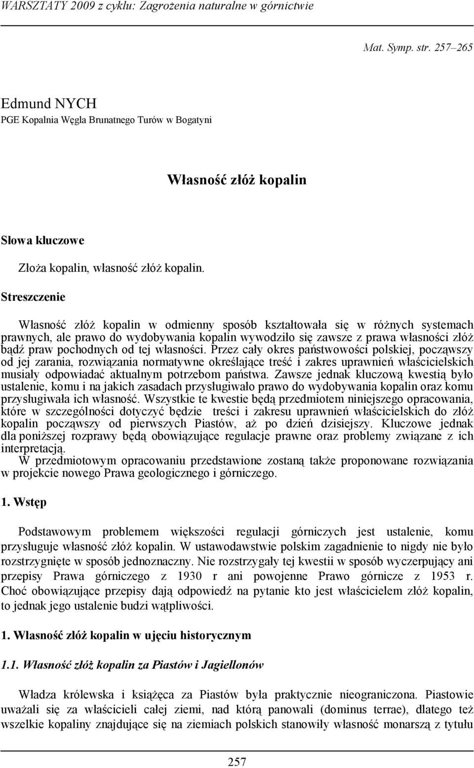 od tej własności.