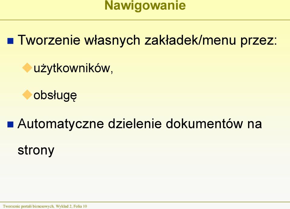 obsługę Automatyczne dzielenie dokumentów