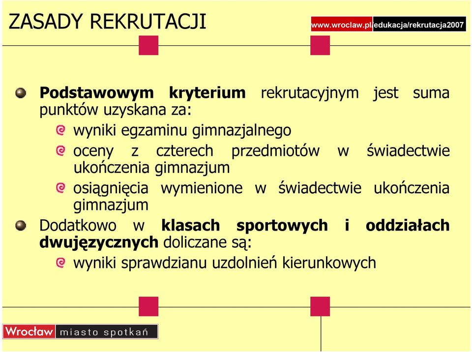 gimnazjum osiągnięcia wymienione w świadectwie ukończenia gimnazjum Dodatkowo w klasach