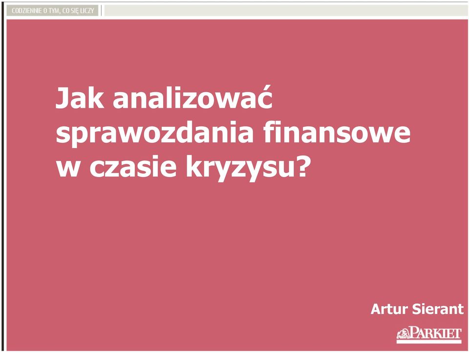 finansowe w