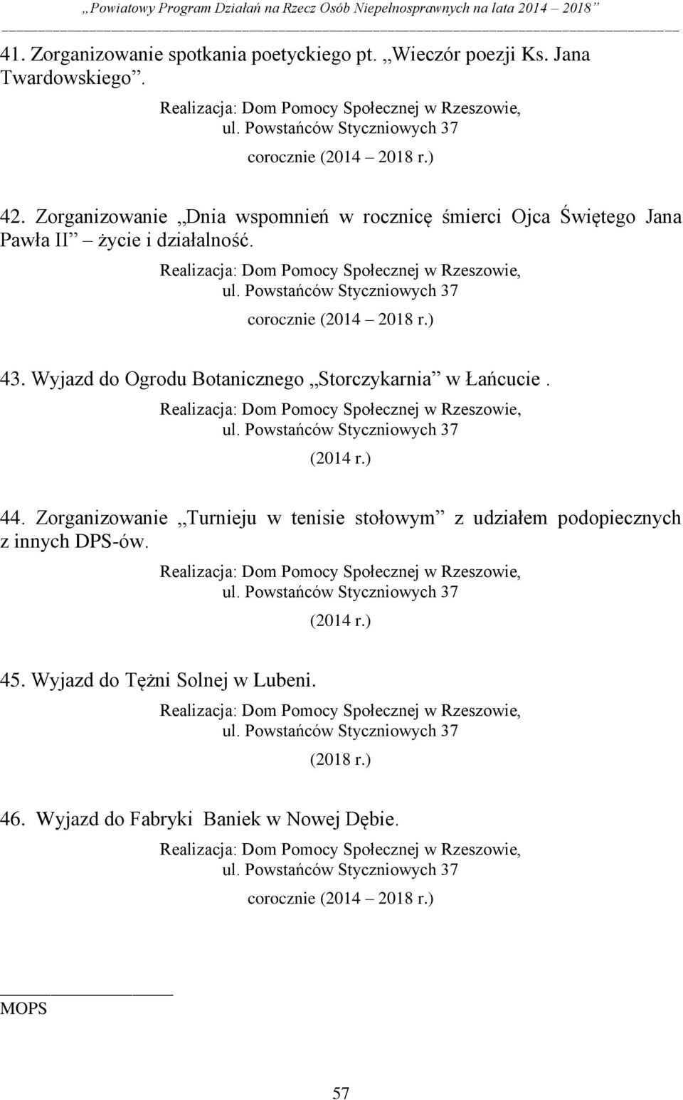 Wyjazd do Ogrodu Botanicznego Storczykarnia w Łańcucie. ul. Powstańców Styczniowych 37 (2014 r.) 44.