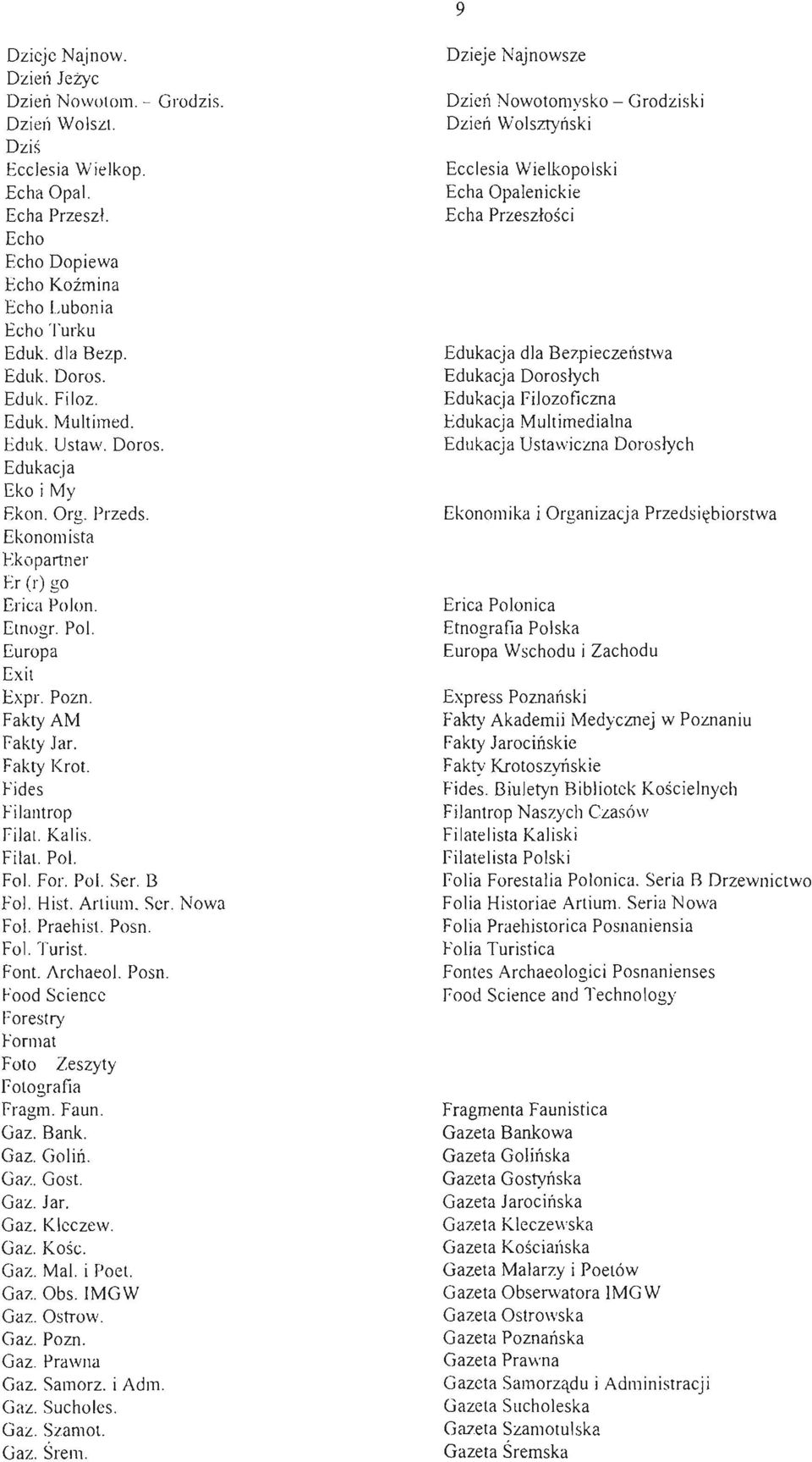 Fides Filantrop filat. Kali s. Filat. Pol. Fol. For. Pol. Ser. B Fol. Hisl. Artiul11, Ser. Nowa Fol. Praehist. Posn. Fol. Turisl. Fonl. Archaeol. Posn. Food Science Forestl)/ Format Foto - Zeszyty Fotografia fragm.