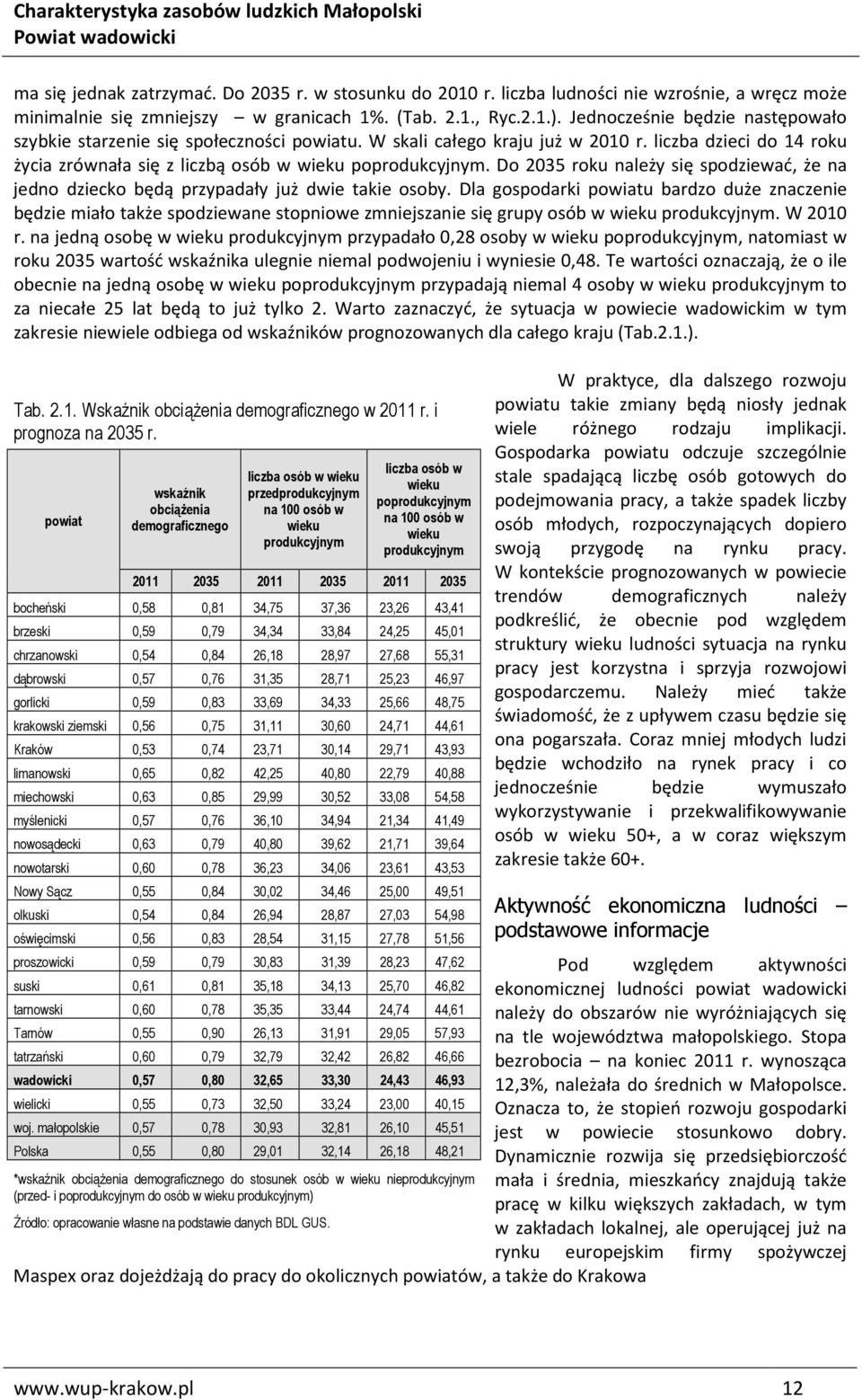 Do 2035 roku należy się spodziewać, że na jedno dziecko będą przypadały już dwie takie osoby.