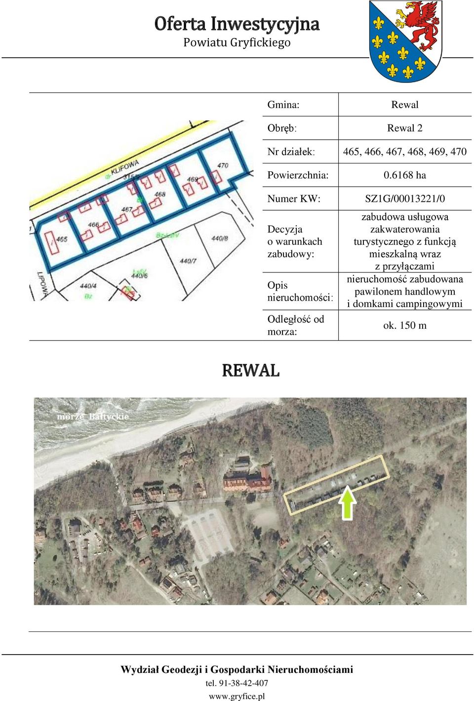 6168 ha SZ1G/00013221/0 zabudowa usługowa zakwaterowania turystycznego