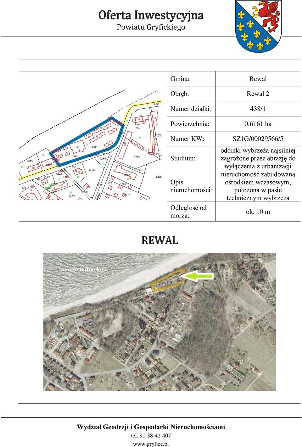 przez abrazję do wyłączenia z urbanizacji nieruchomość