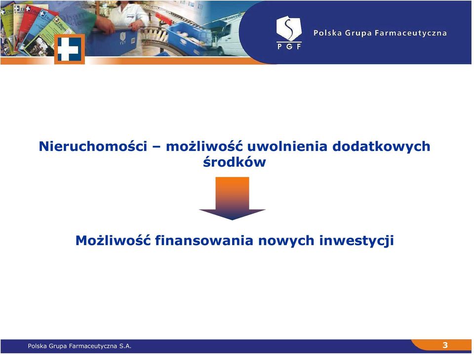 MoŜliwość finansowania nowych