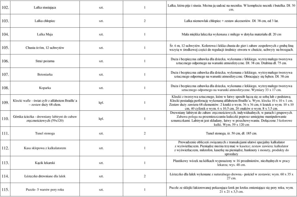 Kolorowa i lekka chusta do gier i zabaw zespołowych z grubą liną wszytą w środkowej części do regulacji średnicy otworu w chuście, uchwyty na brzegach.