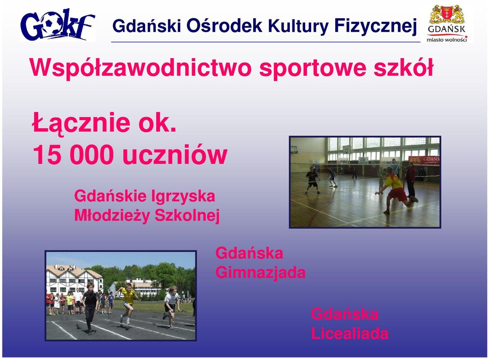 15 000 uczniów Gdańskie Igrzyska