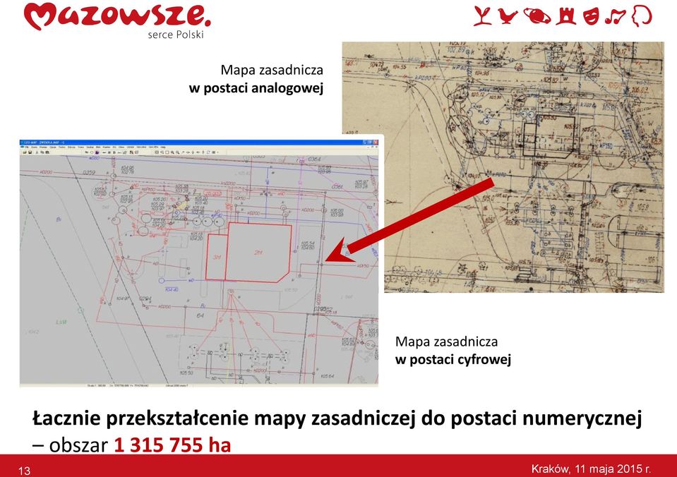 Łacznie przekształcenie mapy