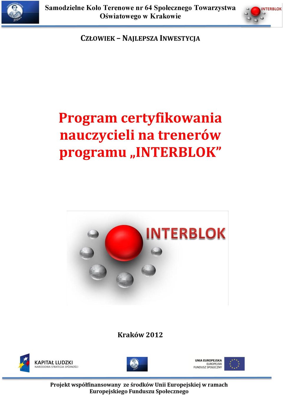 Program certyfikowania nauczycieli na trenerów programu