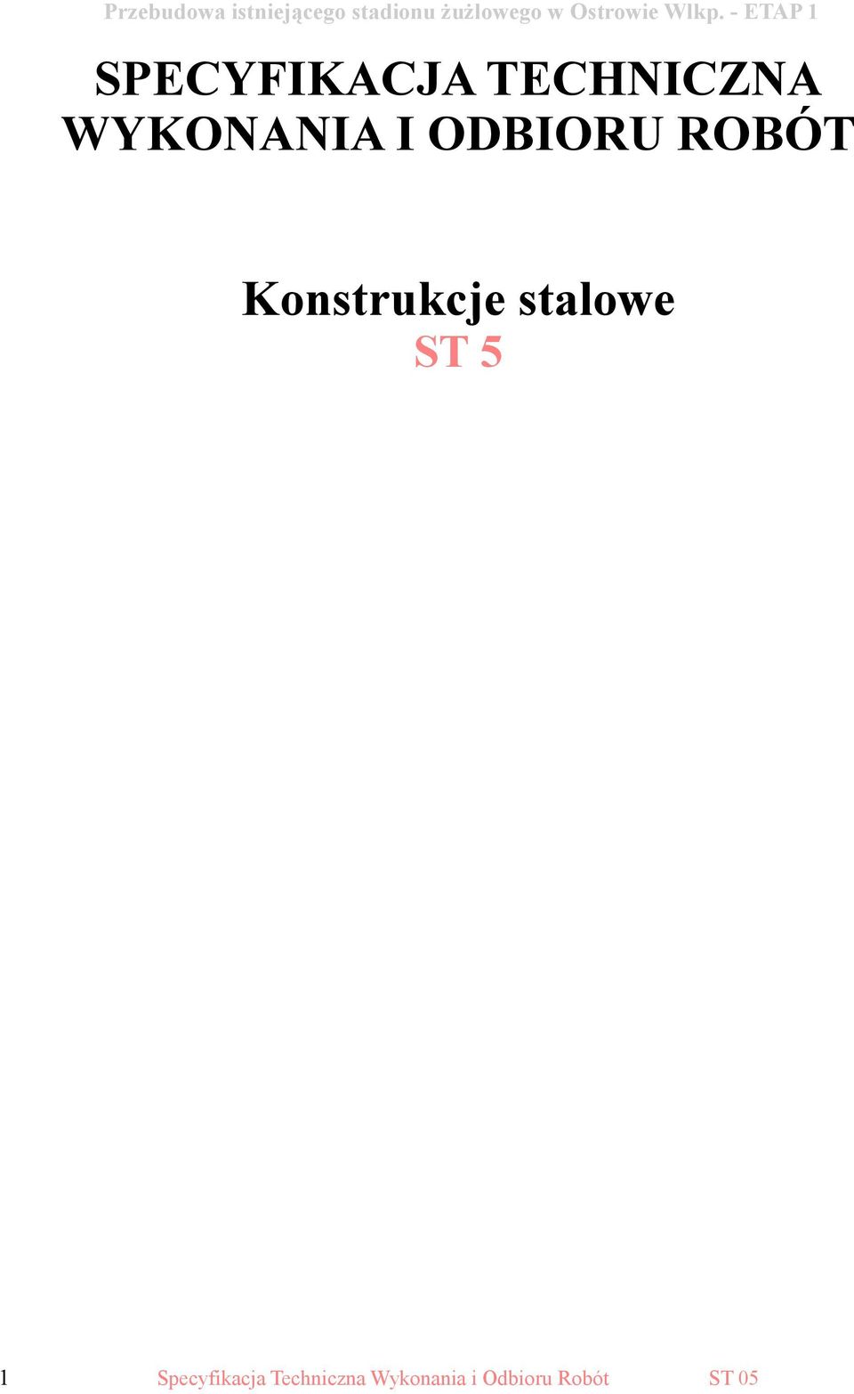 Konstrukcje stalowe ST 5 1