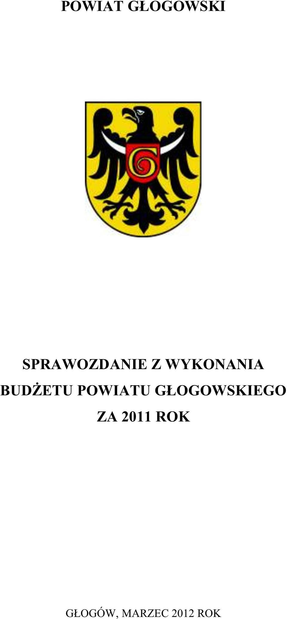 BUDŻETU POWIATU