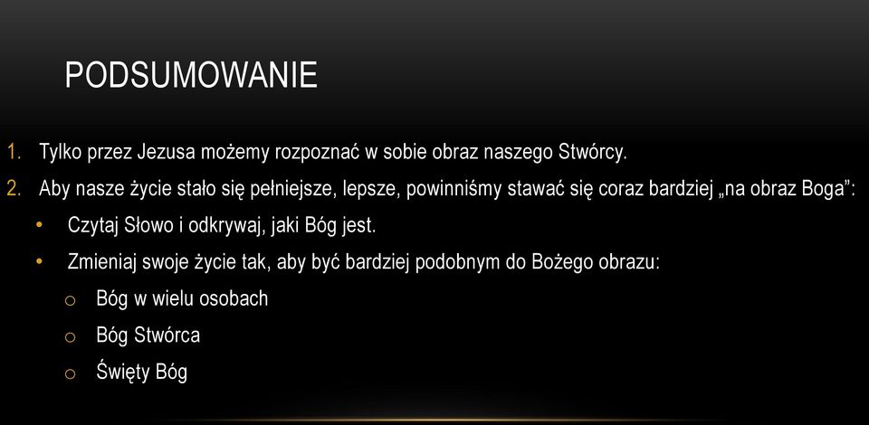 obraz Boga : Czytaj Słowo i odkrywaj, jaki Bóg jest.