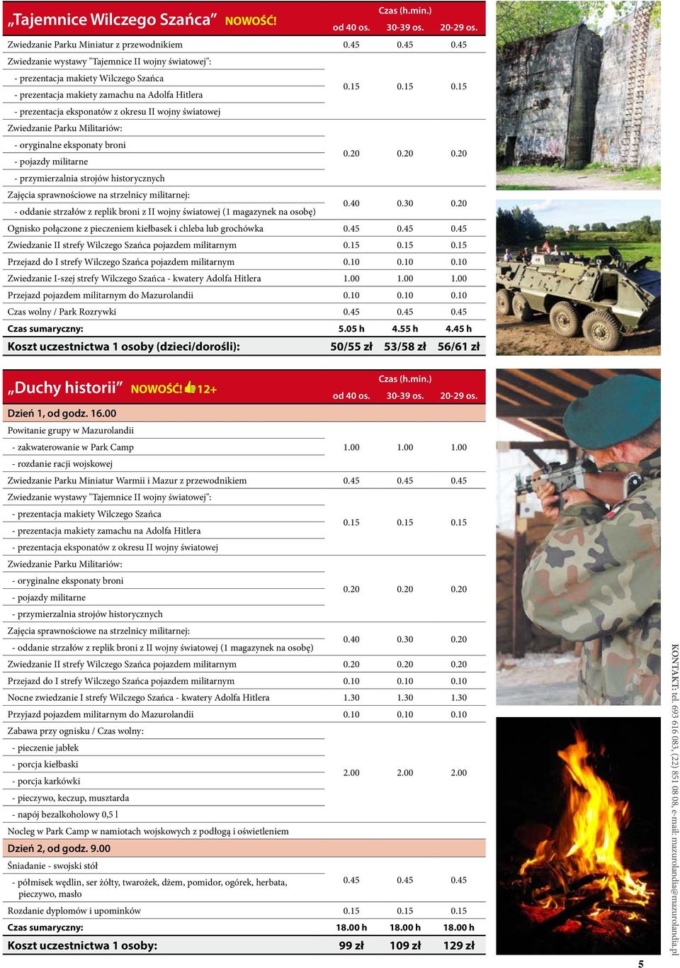 historycznych Zajęcia sprawnościowe na strzelnicy militarnej: 0.