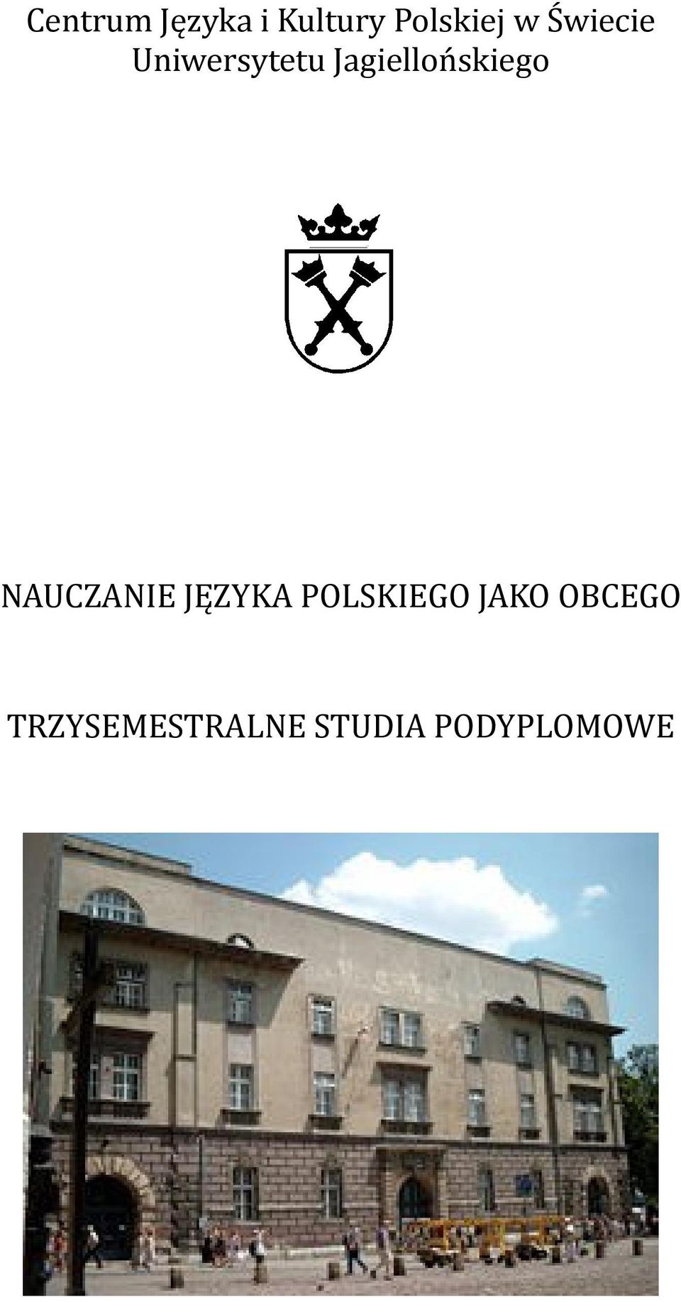 NAUCZANIE JĘZYKA POLSKIEGO JAKO