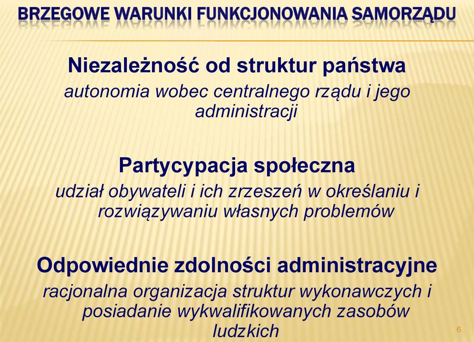 zrzeszeń w określaniu i rozwiązywaniu własnych problemów Odpowiednie zdolności