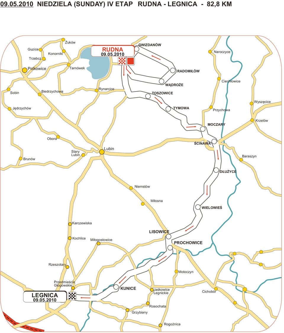 RADOMI ÓW obin Biedrzychowa Rynarcice TOZOWICE W DRO E Ciech³owice Wyszêcice Jêdrzychów TYMOWA Przychowa MOCZARY Krzelów Brunów