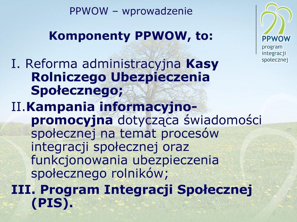 Kampania informacyjnopromocyjna dotycząca świadomości społecznej na temat