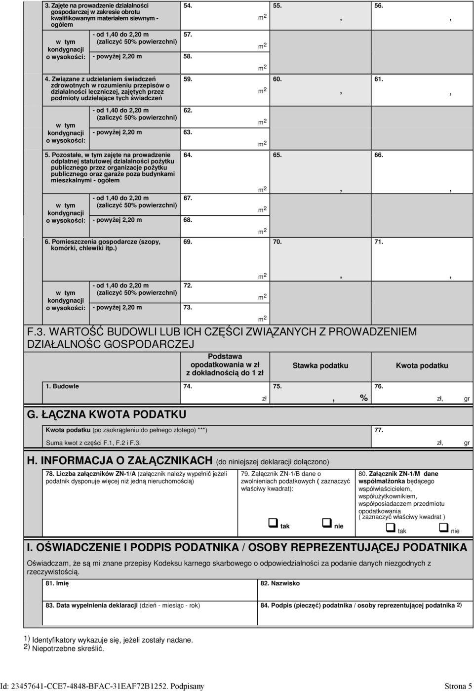 . 60. 61. wyskści: - d 140 d 220 m 62. - pwyżej 220 m 63. 5.