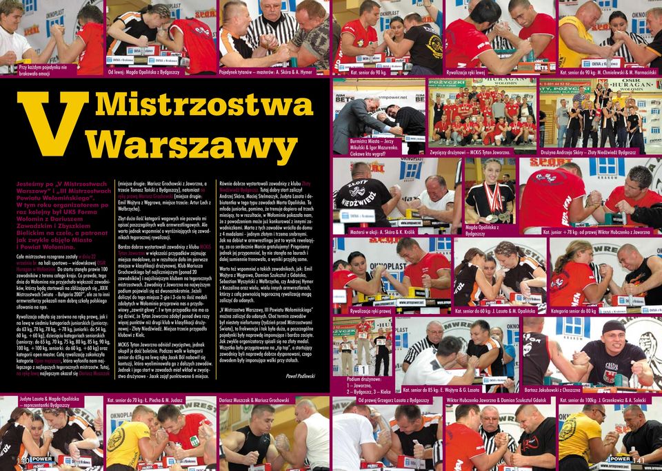 Konstanty Królik vs Przemysław Grzenkowicz Przemysław Grzenkowicz Bydgoszcz vs Lucjan Fudała Jaworzno Ciekawe kto wygrał? Zwycięzcy drużynowi MCKiS Tytan Jaworzno.