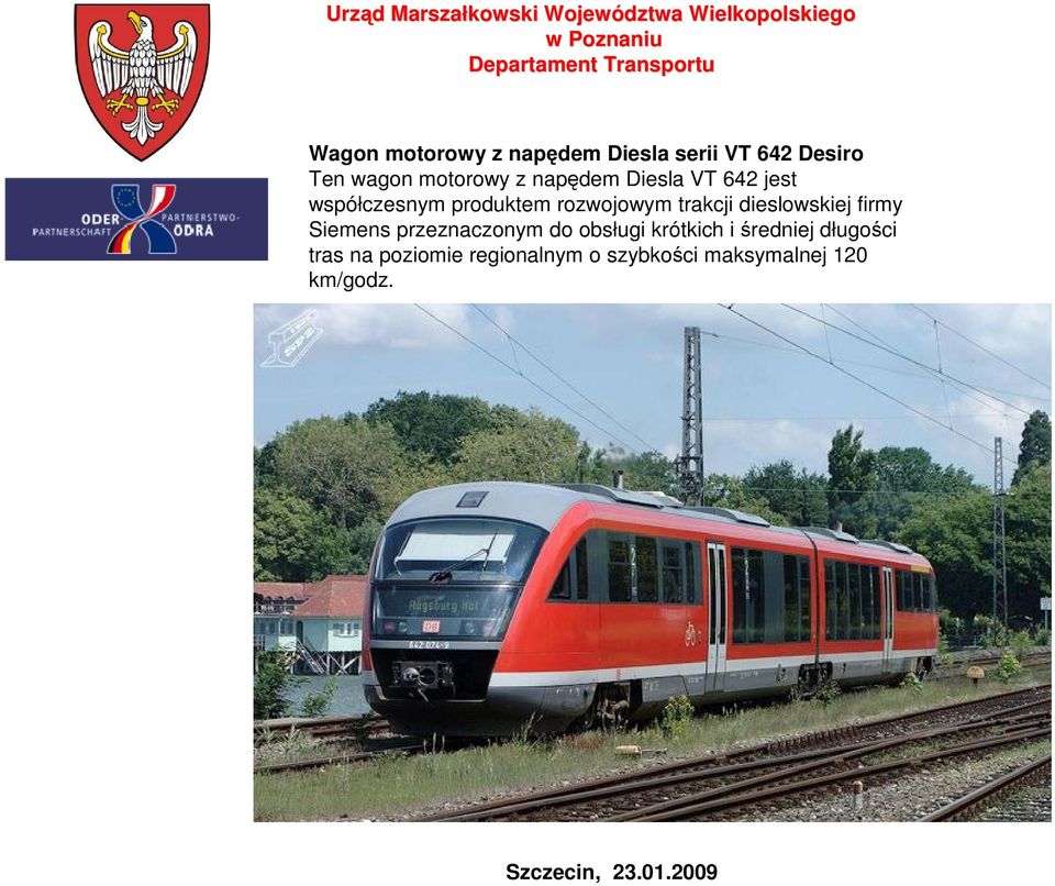 dieslowskiej firmy Siemens przeznaczonym do obsługi krótkich i średniej