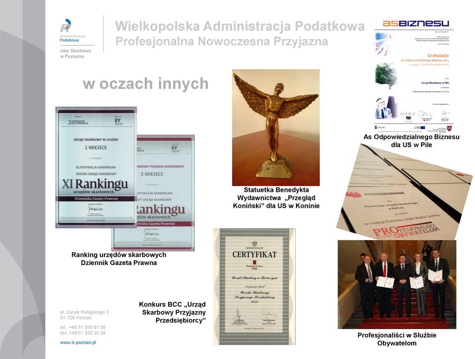 Koninie Ranking urzędów skarbowych Dziennik Gazeta Prawna Konkurs