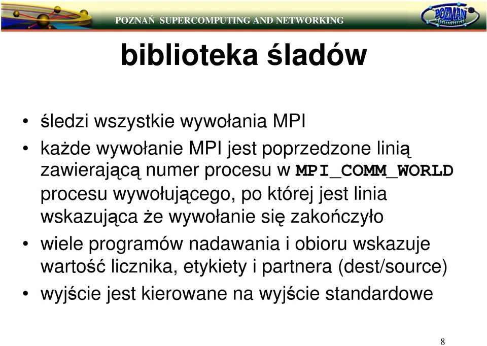 linia wskazujca e wywołanie si zakoczyło wiele programów nadawania i obioru wskazuje