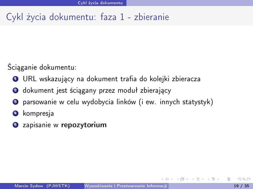 zbieraj cy 3 parsowanie w celu wydobycia linków (i ew.