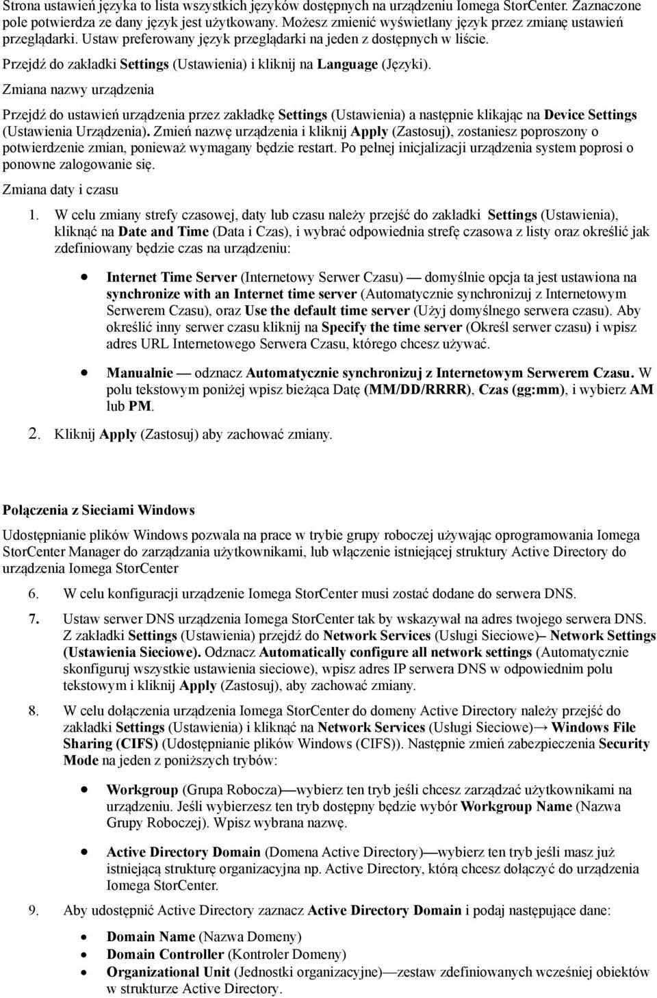 Przejdź do zakładki Settings (Ustawienia) i kliknij na Language (Języki).