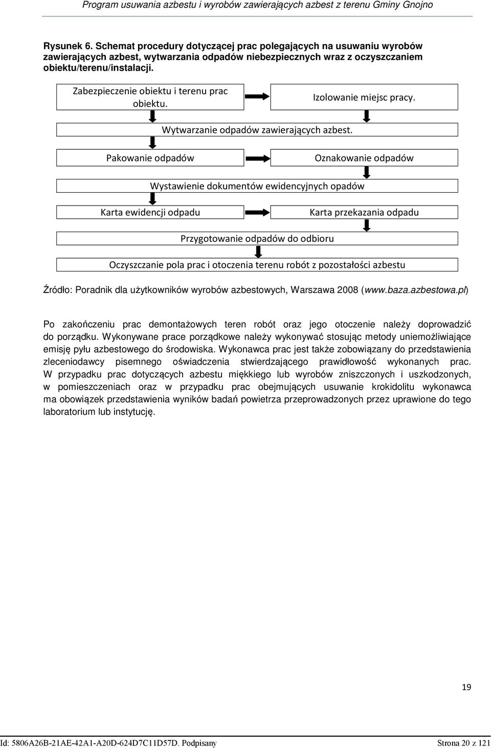 Pakowanie odpadów Oznakowanie odpadów Wystawienie dokumentów ewidencyjnych opadów Karta ewidencji odpadu Karta przekazania odpadu Przygotowanie odpadów do odbioru Oczyszczanie pola prac i otoczenia