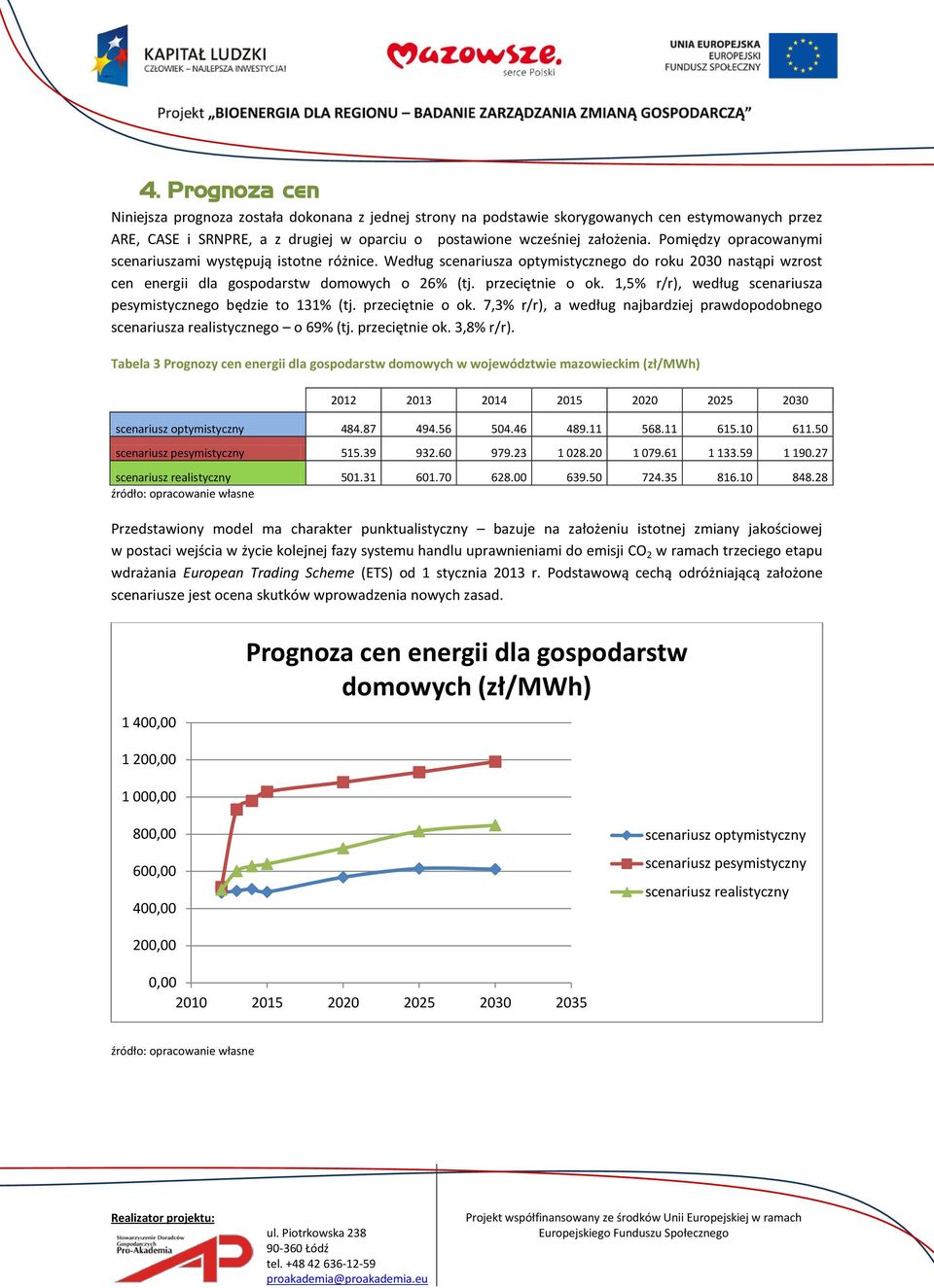 1,5% r/r), według scenariusza pesymistycznego będzie to 131% (tj. przeciętnie o ok. 7,3% r/r), a według najbardziej prawdopodobnego scenariusza realistycznego o 69% (tj. przeciętnie ok. 3,8% r/r).